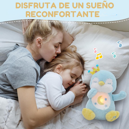 Peluche Anti Estrés Pingüino Musical - Relajación Infantil y Sensibilidad