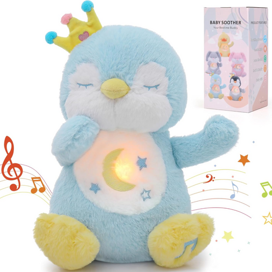 Peluche Anti Estrés Pingüino Musical - Relajación Infantil y Sensibilidad